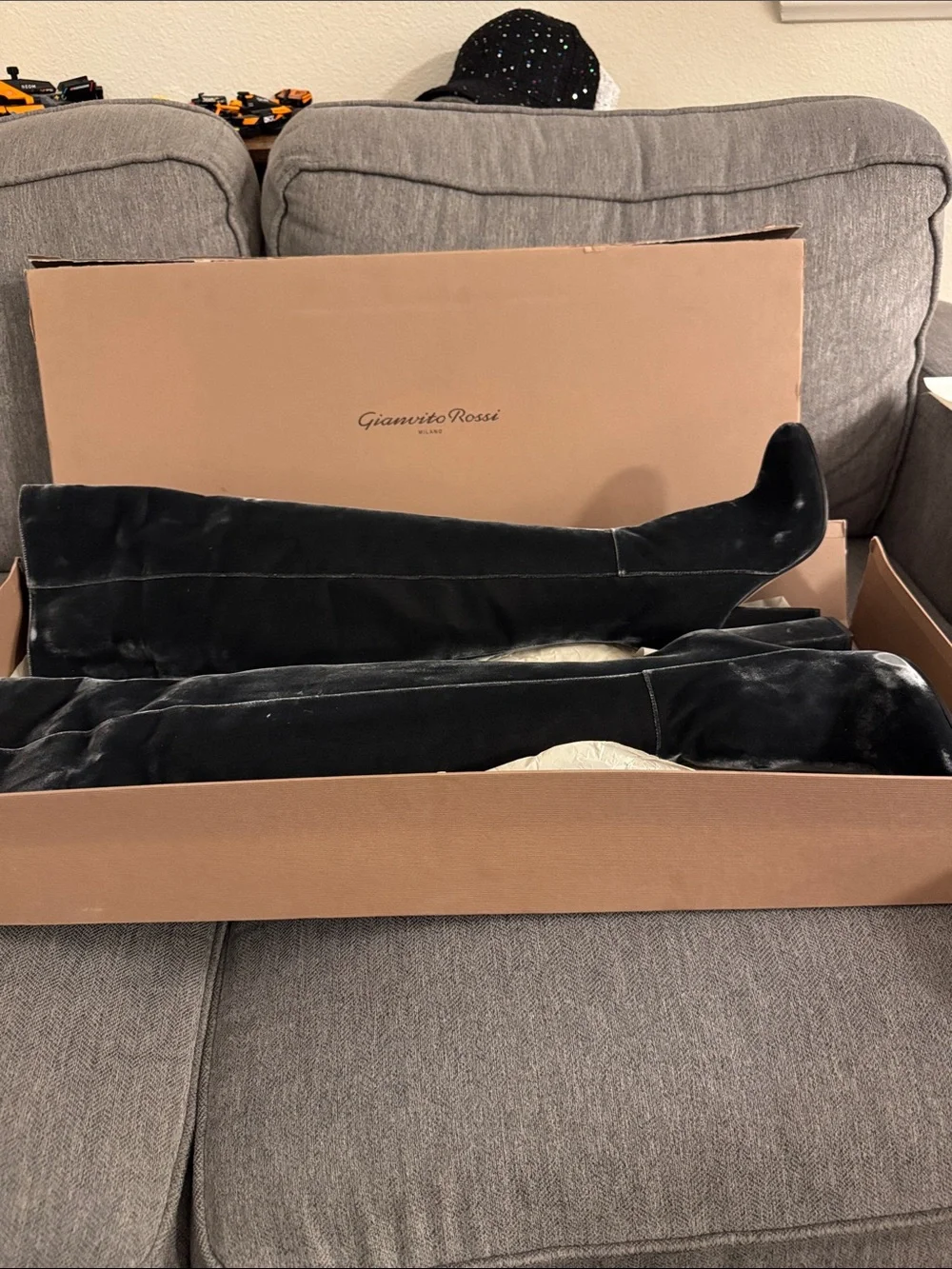 Gianvito Rossi tall suede